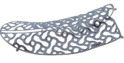 Yxoss CBR 3D-printed scaffold. Image courtesy of Geistlich Biomaterials.