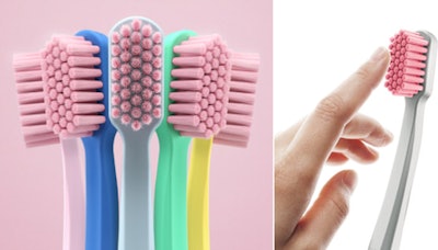 The CS 12460 Velvet toothbrush. Image courtesy of Curaprox.
