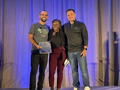 Dr. David Jourabchi (left) received a 2021 Health Equity Hero award. Image courtesy of Pacific Dental Services.