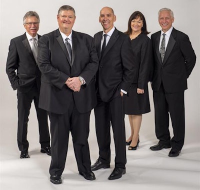 Left to right: Dr. David Lewis Jr., Dr. Thomas Schneider Jr., Dr. Michael Durbin, Dr. Denise Hale, and Dr. Philip Schefke. Image courtesy of CDS.