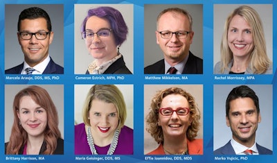 The authors and Cuspies winners for Scientific Paper of the Year. Image courtesy of the ADA.