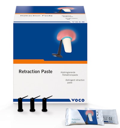 Voco Retraction Paste. Image courtesy of Voco.
