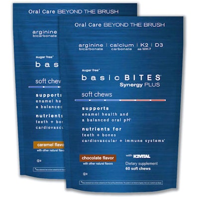 BasicBites Synergy Plus soft chews. Image courtesy of Ortek.