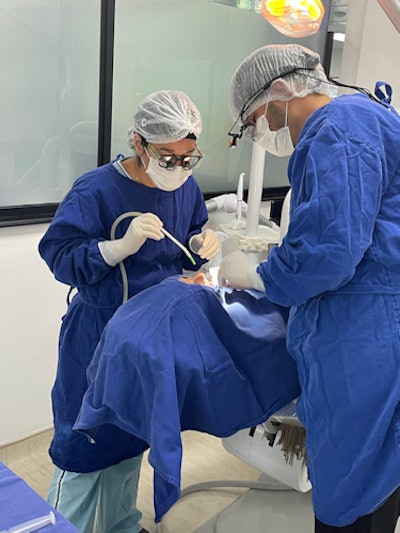 Dental professionals can provide care to disadvantaged patients. Image courtesy of Sage Dental.