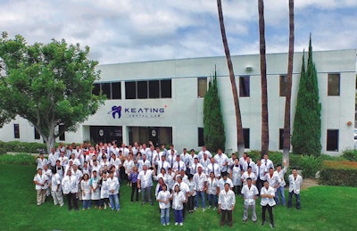 Keating Dental Lab. Image courtesy of Keating Dental Lab.