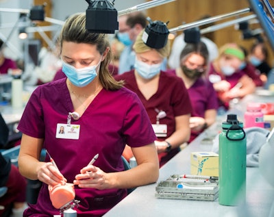 Texas A&M University School of Dentistry dental hygiene students.