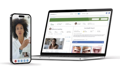 The Dentistry.one virtual-first dental care solution. Image courtesy of MouthWatch.