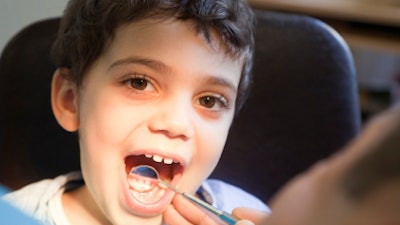 Boy Dental Exam