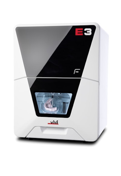 The E3 orthodontic milling machine.