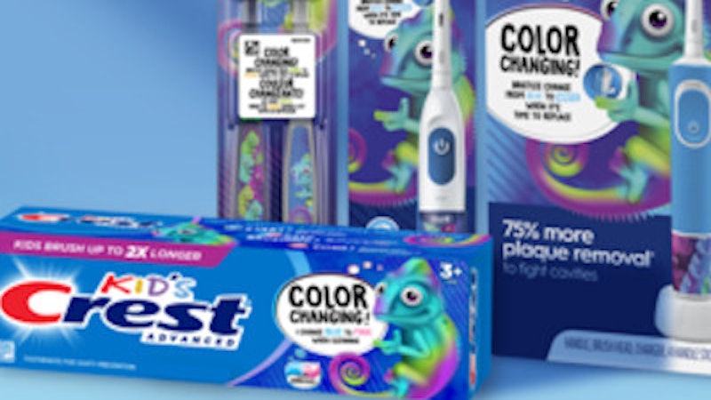 P&G launches color-changing toothpaste, brushes for kids | DrBicuspid.com