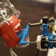 The robot prototype that students at the University of South Dakota School of Mines and Technology developed with a dentist.