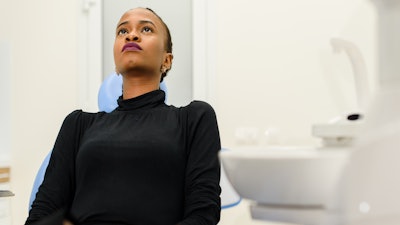 Female Patient Dental Chair