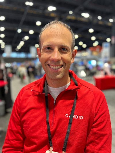 Nick Greenfield, CEO of Candid at the 2023 Chicago Dental Society Midwinter Meeting.