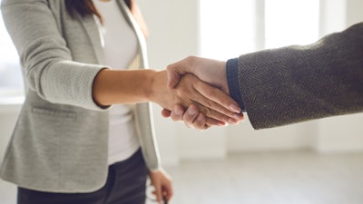 Business Deal Handshake Woman