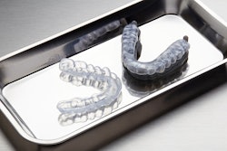 Splints made with the Formlabs Dental LT Comfort resin.
