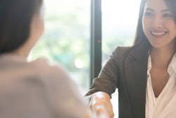 Business Woman Handshake