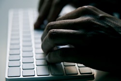 Computer Keyboard Shadow Cyberattack