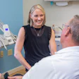 Dr. Taylor talks with one of her patients. Images courtesy of Dr. Cathy Taylor.