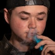 Vaping Teenager