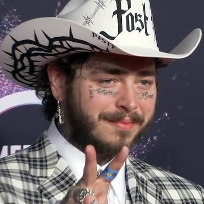 Post Malone at the 2019 American Music Awards. Image courtesy of Wikipedia/CC BY 3.0.