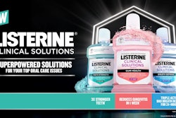 The new Listerine Clinical Solutions line. Image courtesy of Kenvue.