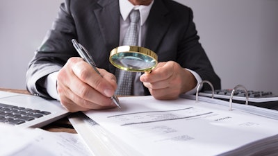Business Magnifying Glass Documents