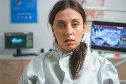 Dental Woman Tired