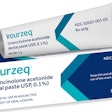 Kourzeq (triamcinolone acetonide dental paste USP, 0.1%). Image courtesy of MidAmerica Pharmaceuticals and BeyondMD.