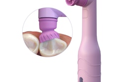 The new ProFlare articulating disposable prophy angle. Image courtesy of Premier Dental.