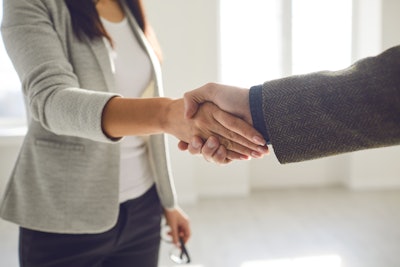 Business Deal Handshake Woman
