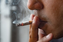 Cigarette Smoker Closeup