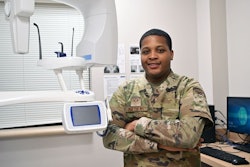 Senior Airman Tabari Matthews, a dental assistant assigned to the 189th Medical Group, Little Rock AFB, AR, was selected as one of the National Guard's Best of 2023. Matthews joined the Guard in 2020, seeking guidance and discipline. Image courtesy of Tech. Sgt. Dana J. Cable/U.S. National Guard; caption courtesy of U.S. National Guard.