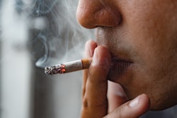 Cigarette Smoker Closeup