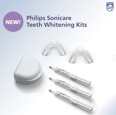 Philips Sonicare teeth whitening kits. Image courtesy of Philips.