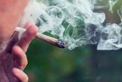Marijuana Joint Smoking