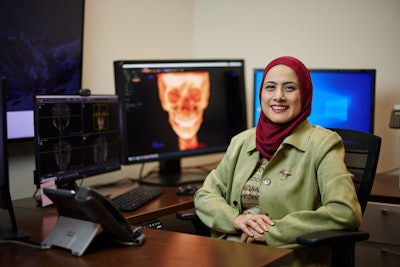 Dr. Deeba Kashtwari, clinical associate professor of oral and maxillofacial radiology and GSDM chief radiation safety officer, will serve as the inaugural chair of GSDM's new department of oral and maxillofacial radiology. Image and caption courtesy of BU GSDM.