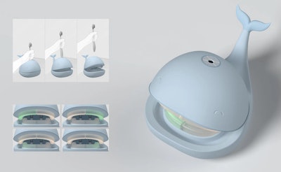 The Swishy timed toothbrush guidance system. Image courtesy of the International Housewares Association.