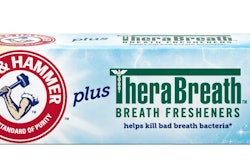Arm& Hammer Plus TheraBreath toothpaste. Image courtesy of Church & Dwight Co.