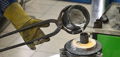 Researchers at the Wroclaw University of Science and Technology and the National Taipei University of Technology are testing two different casting methods to create a 3D-printed ceramic crown connected to a metal alloy core.