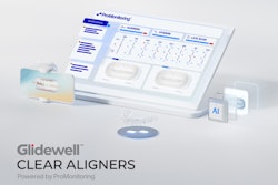 Glidewell clear aligners: Powered by ProMonitoring. Image courtesy of Glidewell and ProMonitoring