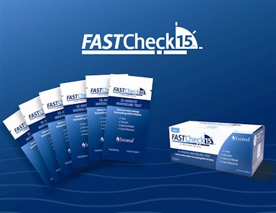 The FASTCheck15 in-office waterline test. Image courtesy of Solmetex.