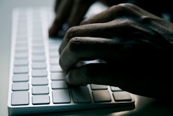 Computer Keyboard Shadow Cyberattack