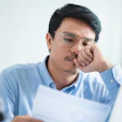 Man Stressed Bills