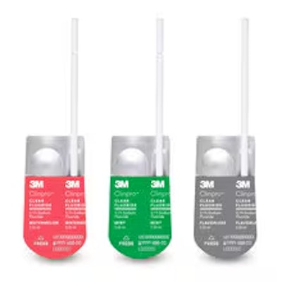 Clinpro Clear Fluoride Treatment. Image courtesy of 3M.
