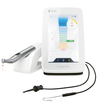 The X-Smart Pro+ endodontic motor and the Reciproc Blue file. Image courtesy of Dentsply Sirona.