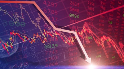 Graph Market Down