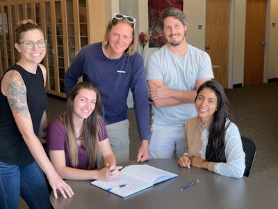 Gabriel Bowen, PhD (center), and fellow members of the Project FIND-EM team. Image courtesy of FIND-EM.