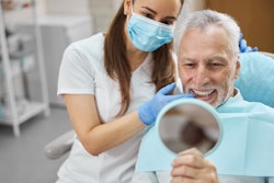 Dental Implant Older Man