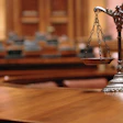 Justice Scales Courtroom