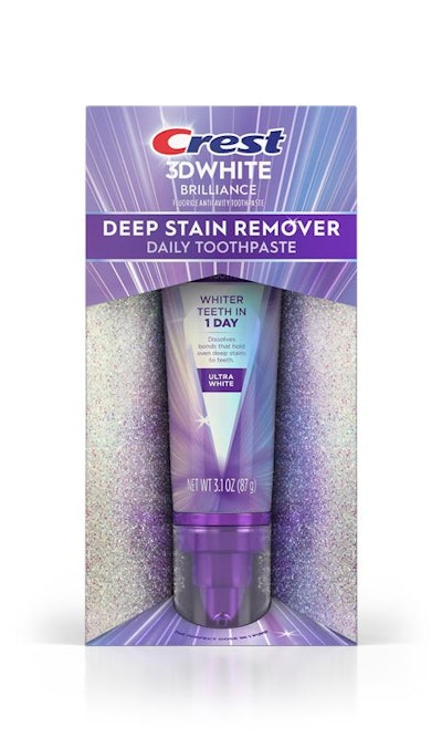 Crest 3DWhite Deep Stain Remover daily toothpaste.